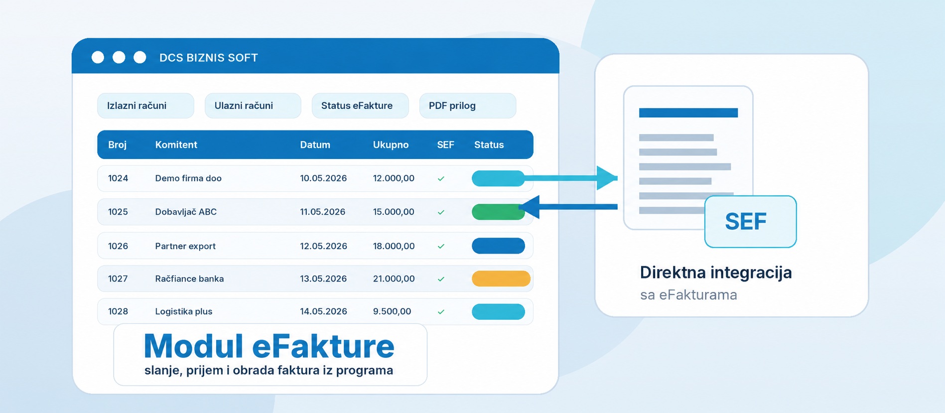 DCS Biznis Soft - Modul eFakture